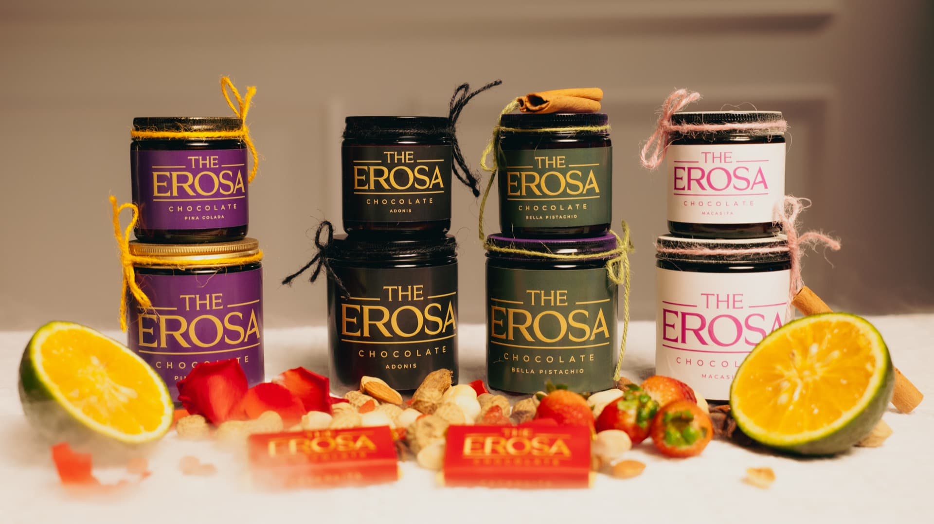 The full Erosa chocolate collection